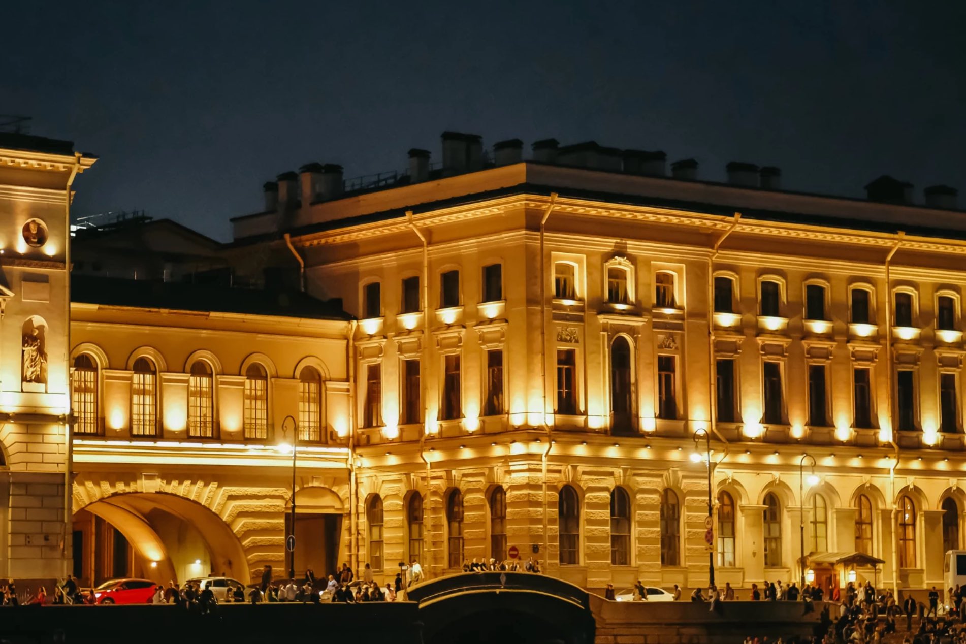 Ночной Петербург фото