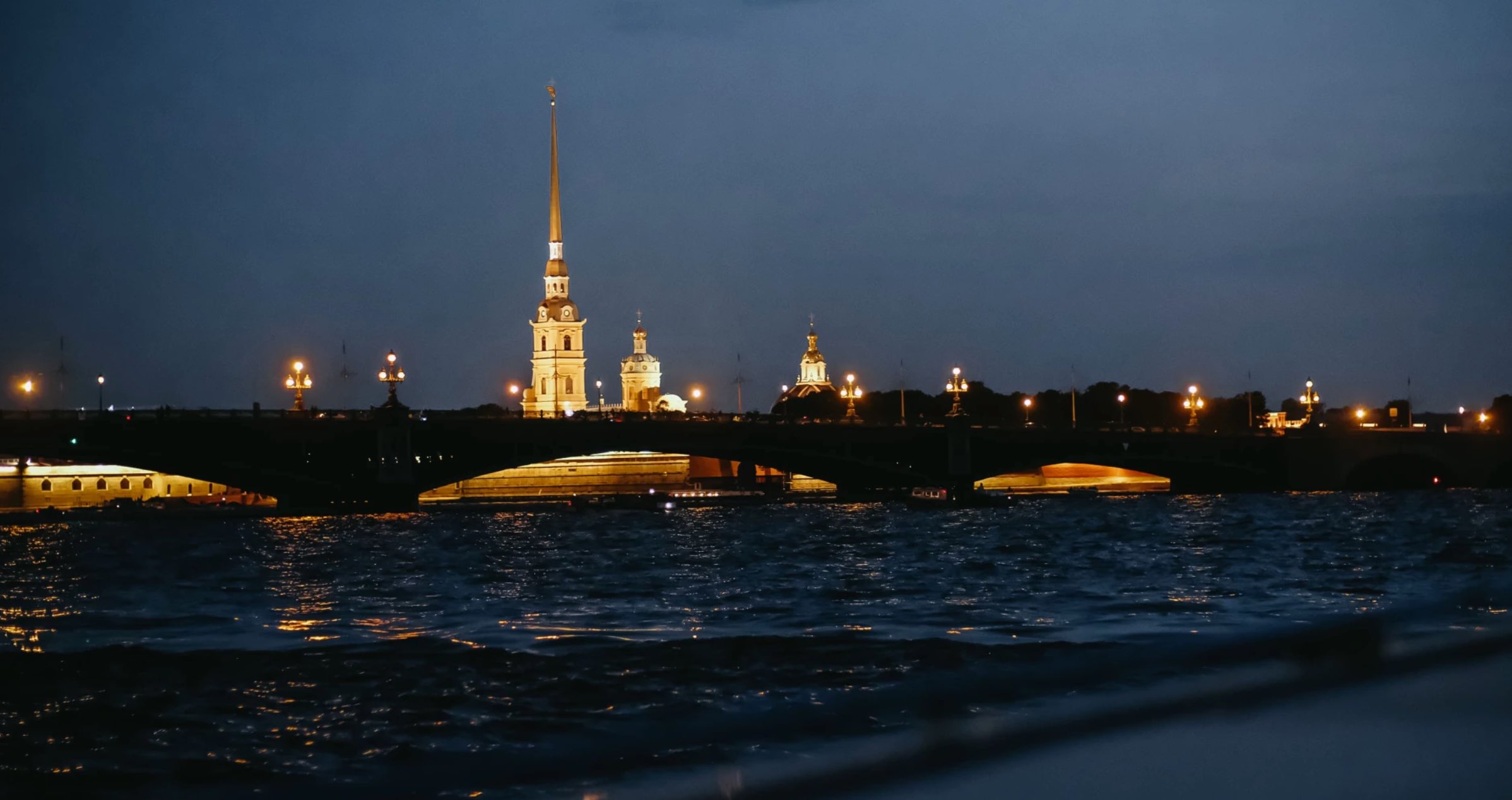 Ночной Петербург фото